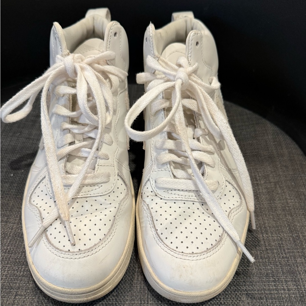 White High-Top Sneakers